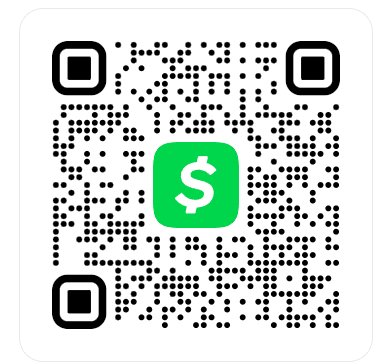 Cash App donation QR code